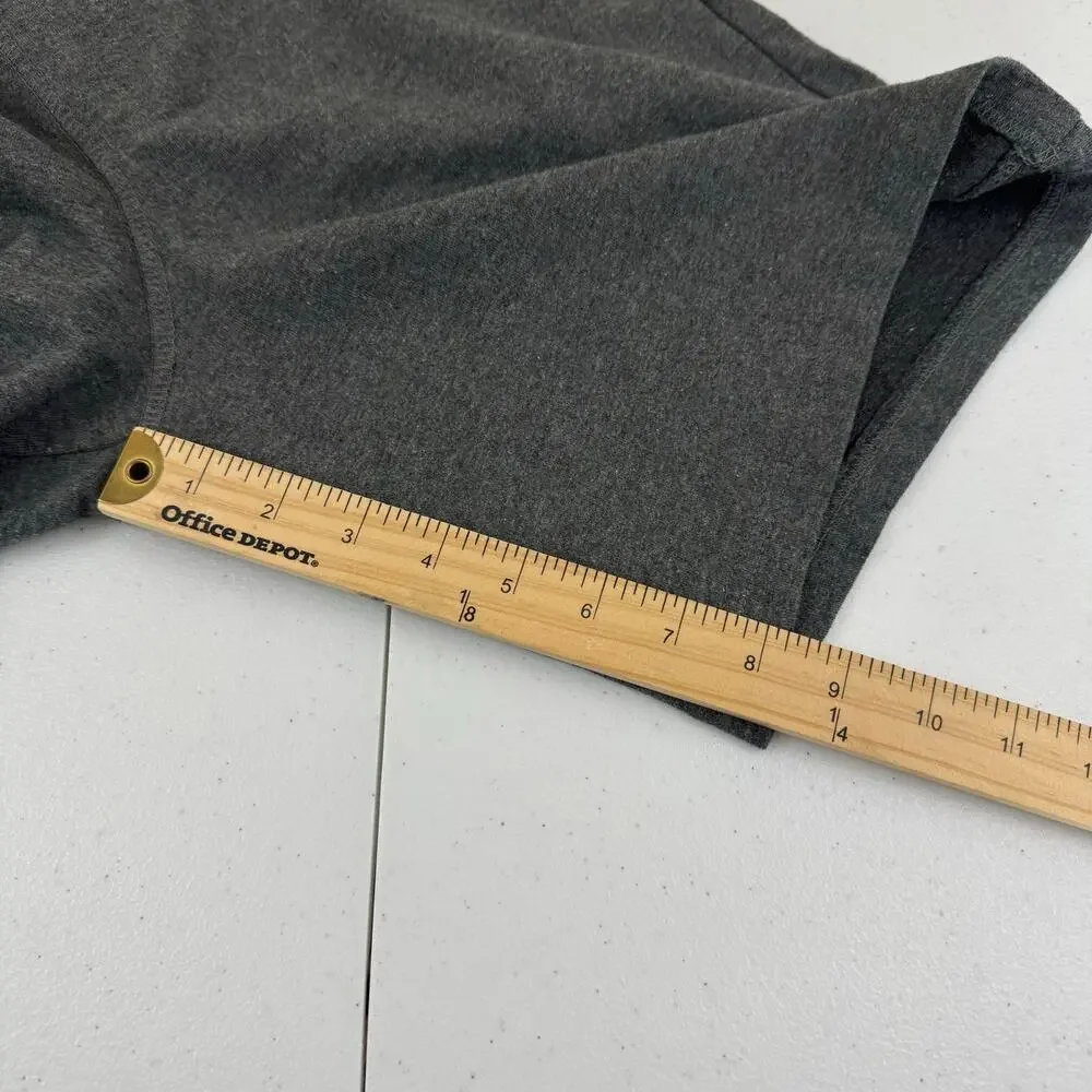 Eddie Bauer Lounge Shorts Mens Size S Gray Knit Outdoors Hiking Travel Athletic